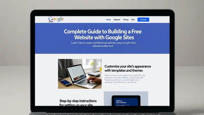 ساخت سایت رایگان با گوگل